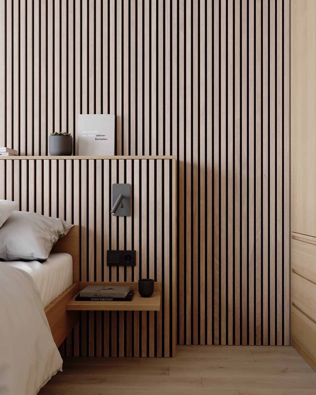 slatted headboard