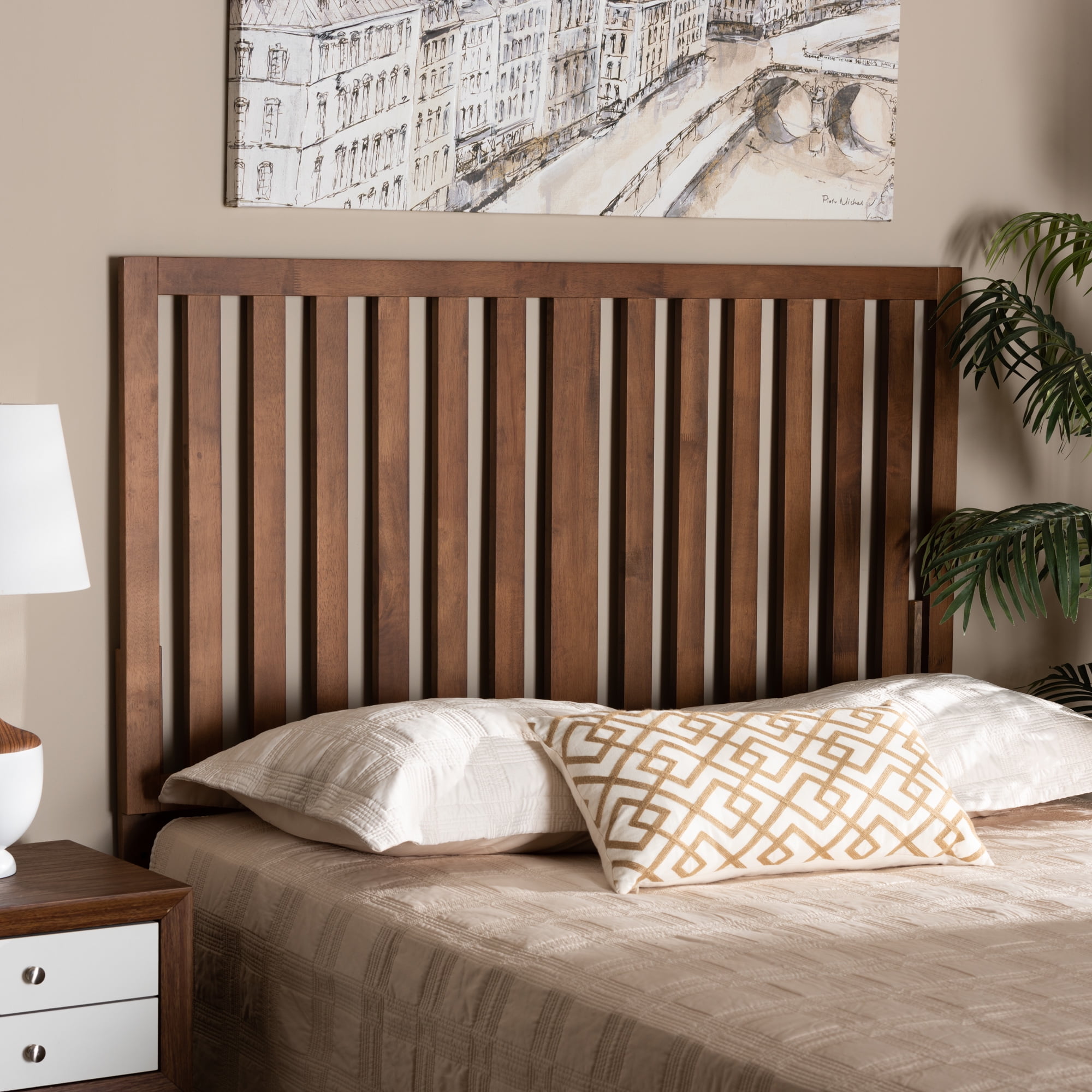 slatted headboard
