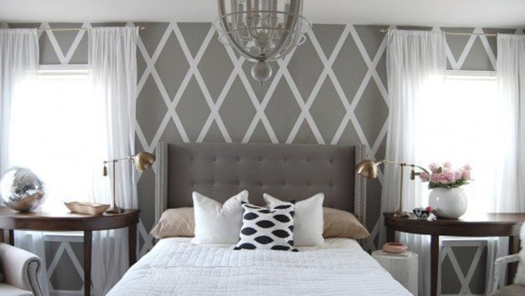 paint wall with tape