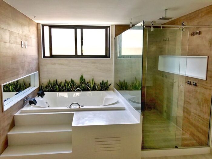 banheiro com banheira modelos e inspiracoes