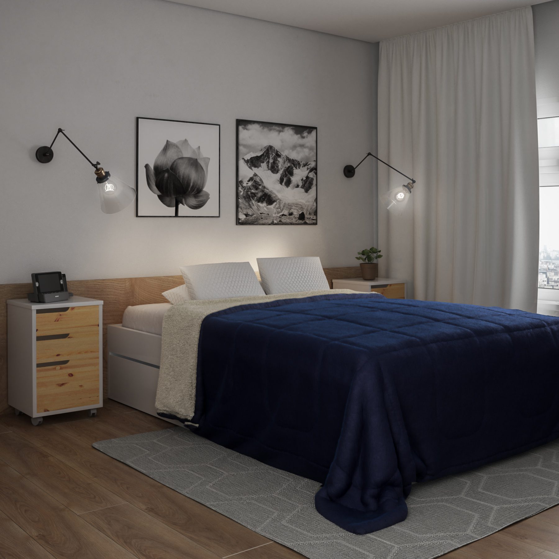 quarto de casal simples