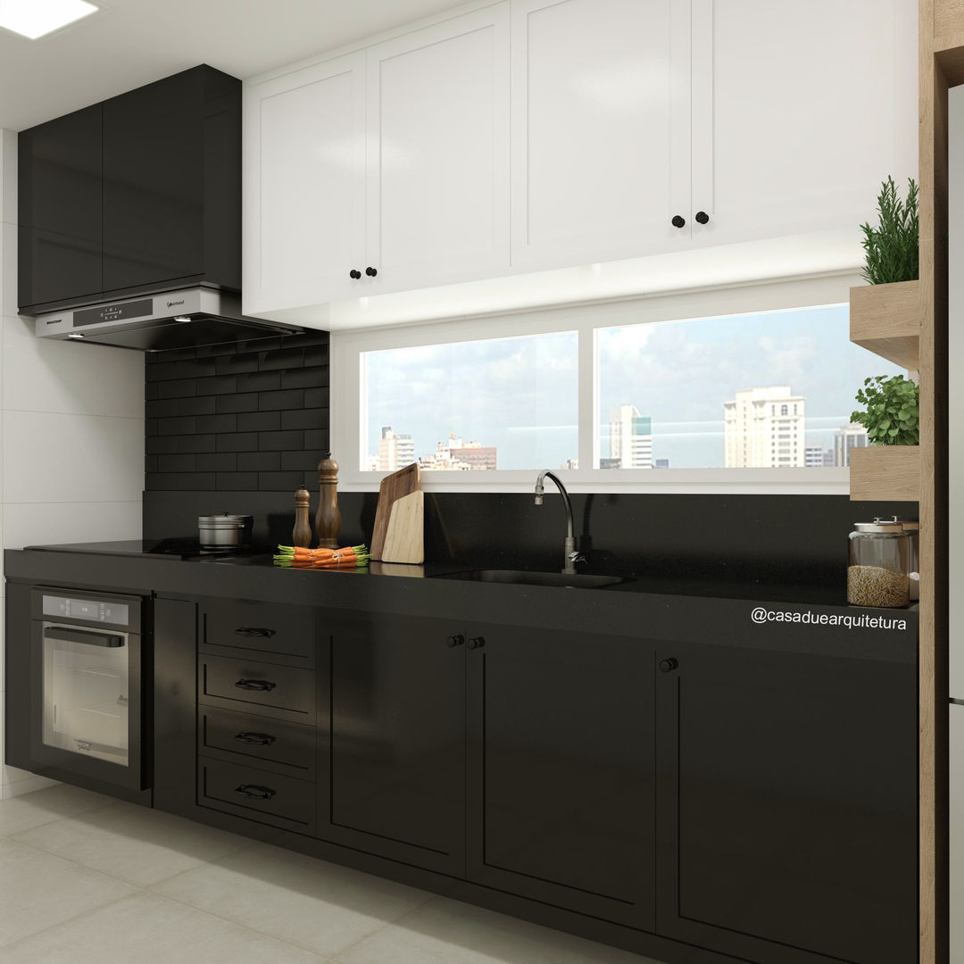 como-decorar-uma-cozinha-com-bancada-preta