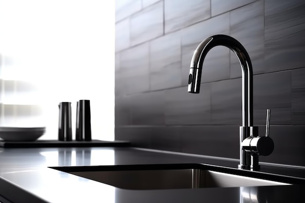 como-decorar-uma-cozinha-com-bancada-preta