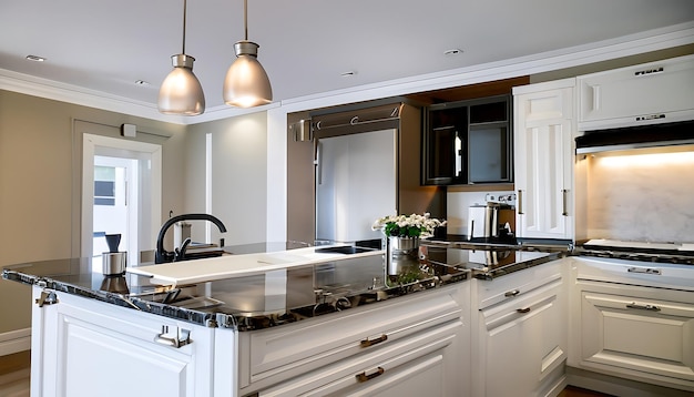 como-decorar-uma-cozinha-com-bancada-preta