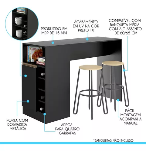 como-decorar-uma-cozinha-com-bancada-preta