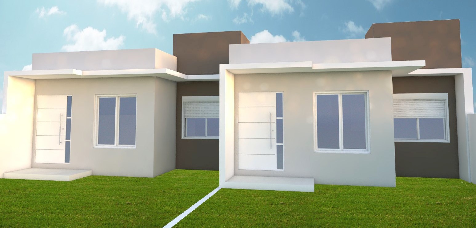 planta de casas Geminadas