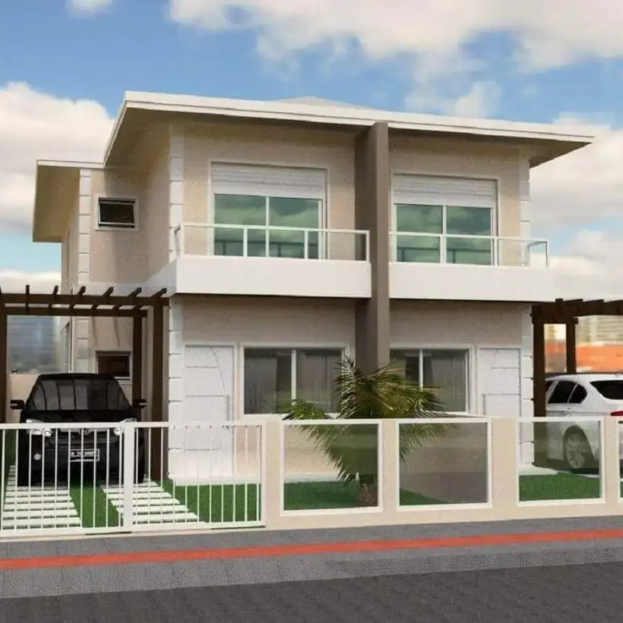 planta de casas Geminadas