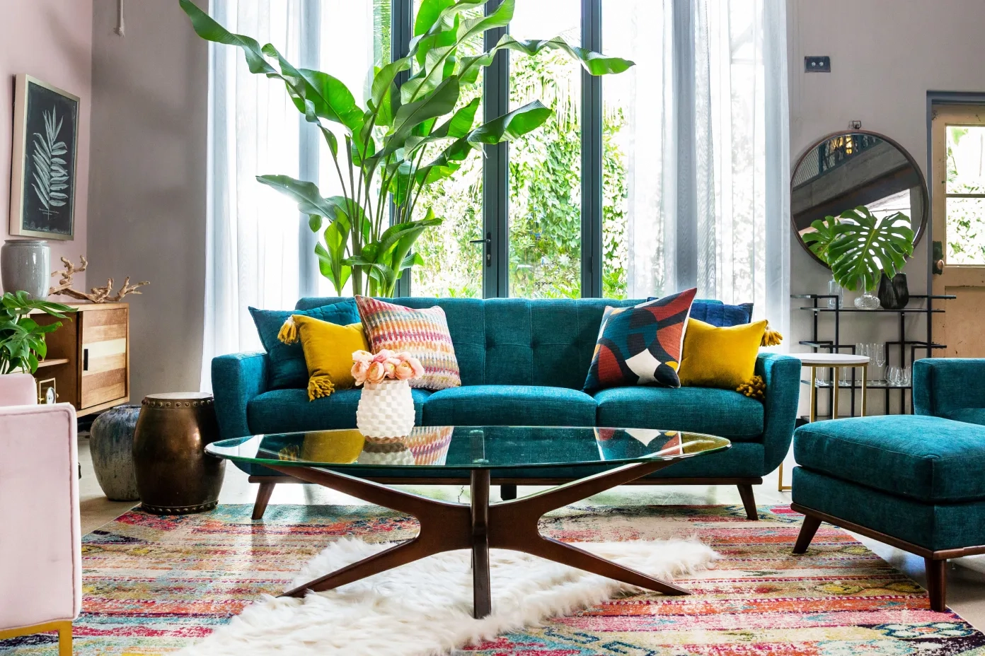 ideias-de-decoracao-de-sala-azul