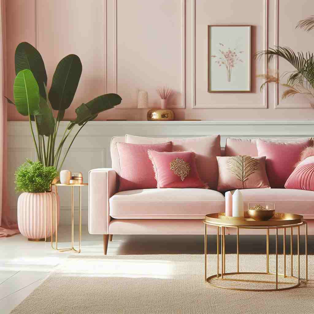 ideias-de-decoracao-de-sala-rosa-e-cinza