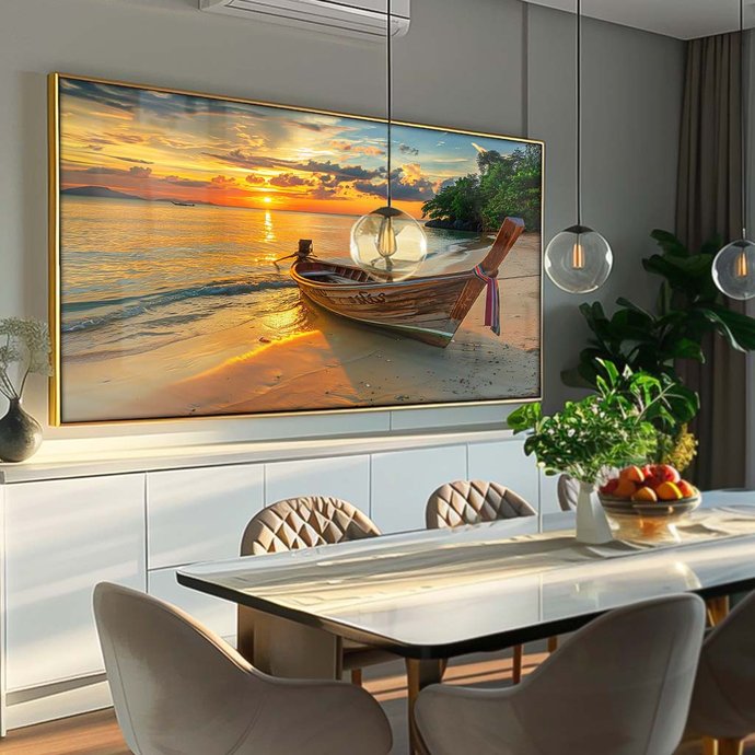 ideias-de-sala-decorada-com-quadros