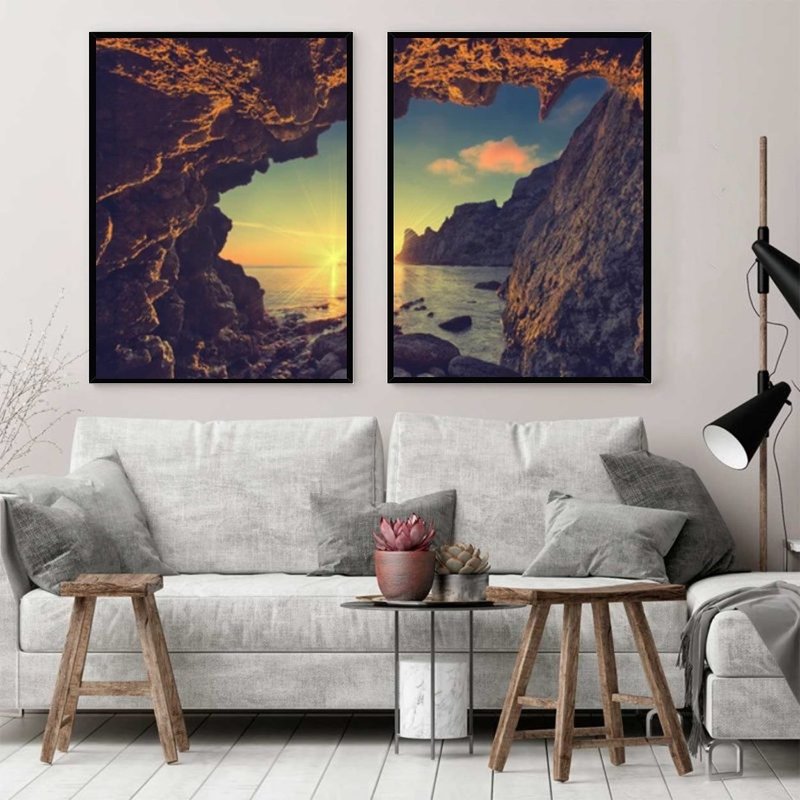 ideias-de-sala-decorada-com-quadros