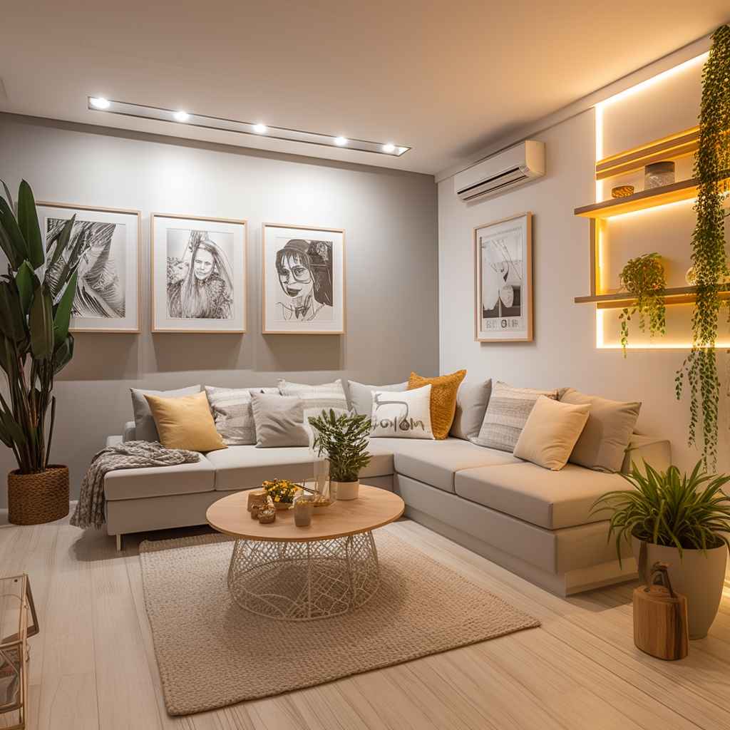 ideias-de-decoracao-de-sala-com-papel-de-parede