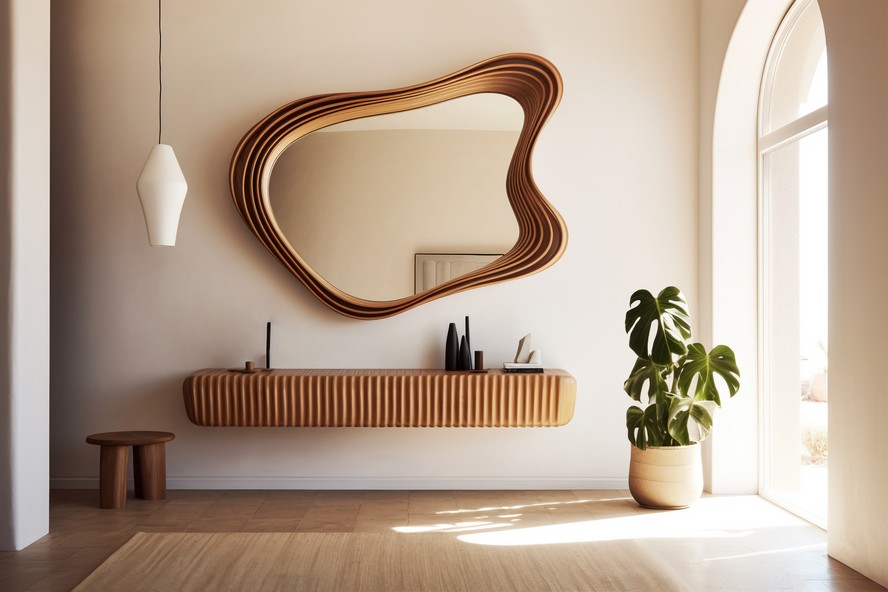 ideias-de-decoracao-de-sala-com-espelho