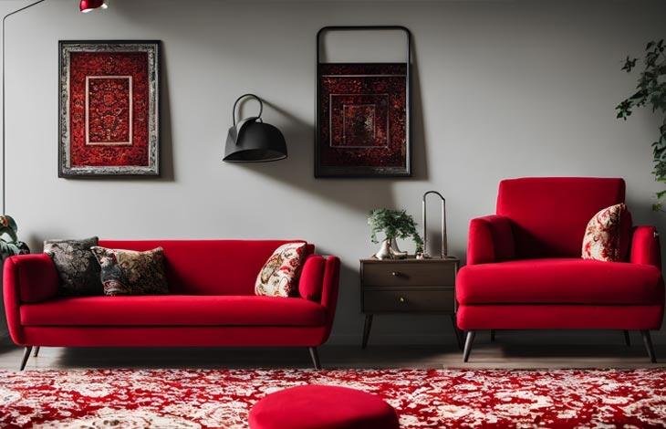 ideias-de-decoracao-de-sala-com-sofa-vermelho