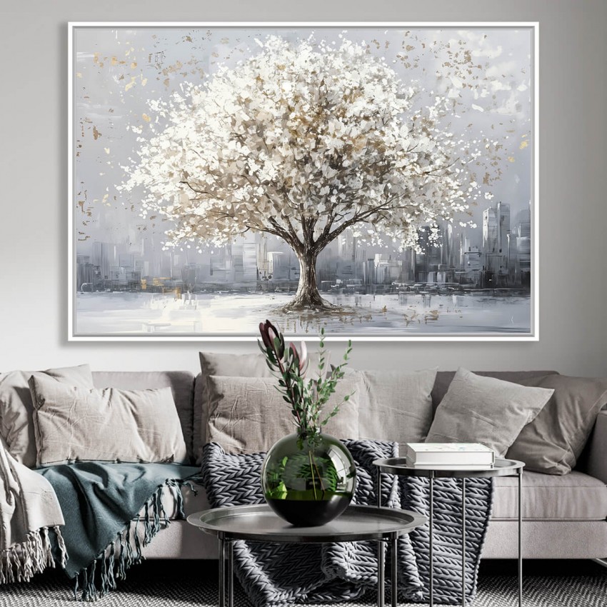 ideias-de-sala-decorada-com-quadros