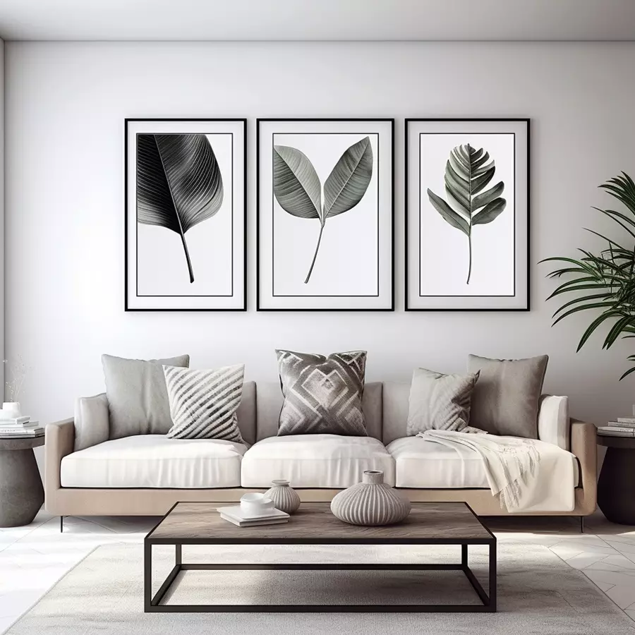 ideias-de-sala-decorada-com-quadros