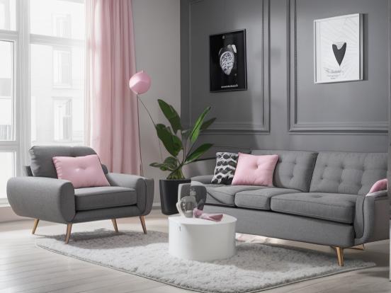 ideias-de-decoracao-de-sala-rosa-e-cinza