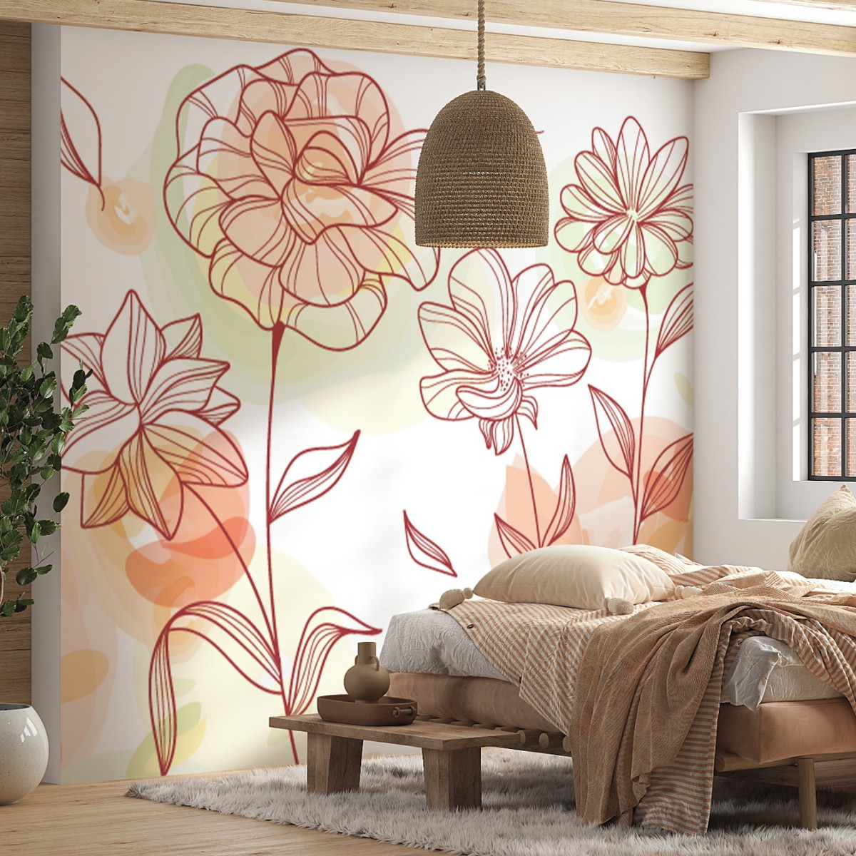 ideias-de-sala-decorada-com-papel-de-parede