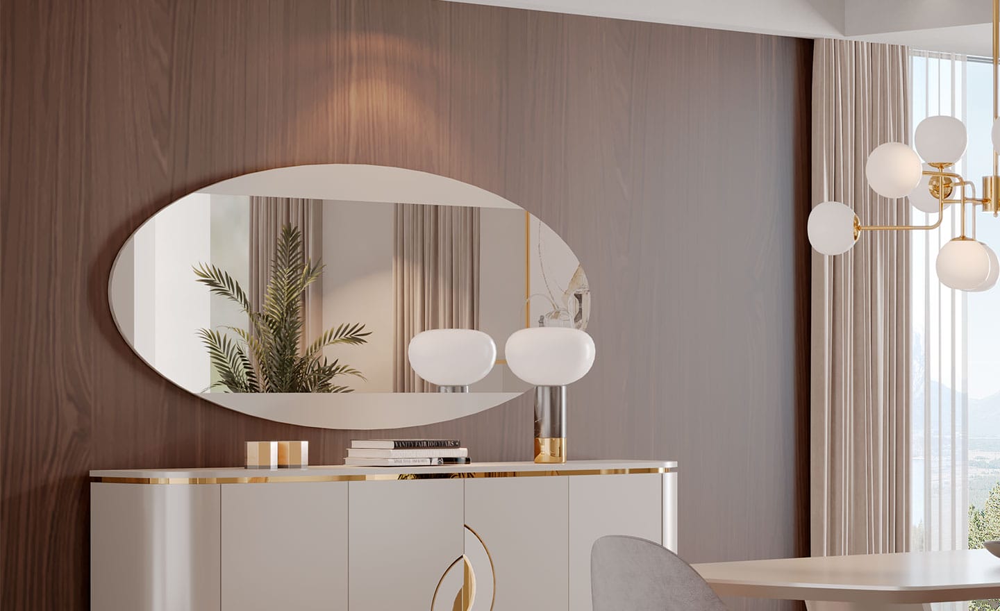 ideias-de-decoracao-de-sala-jantar-com-espelho