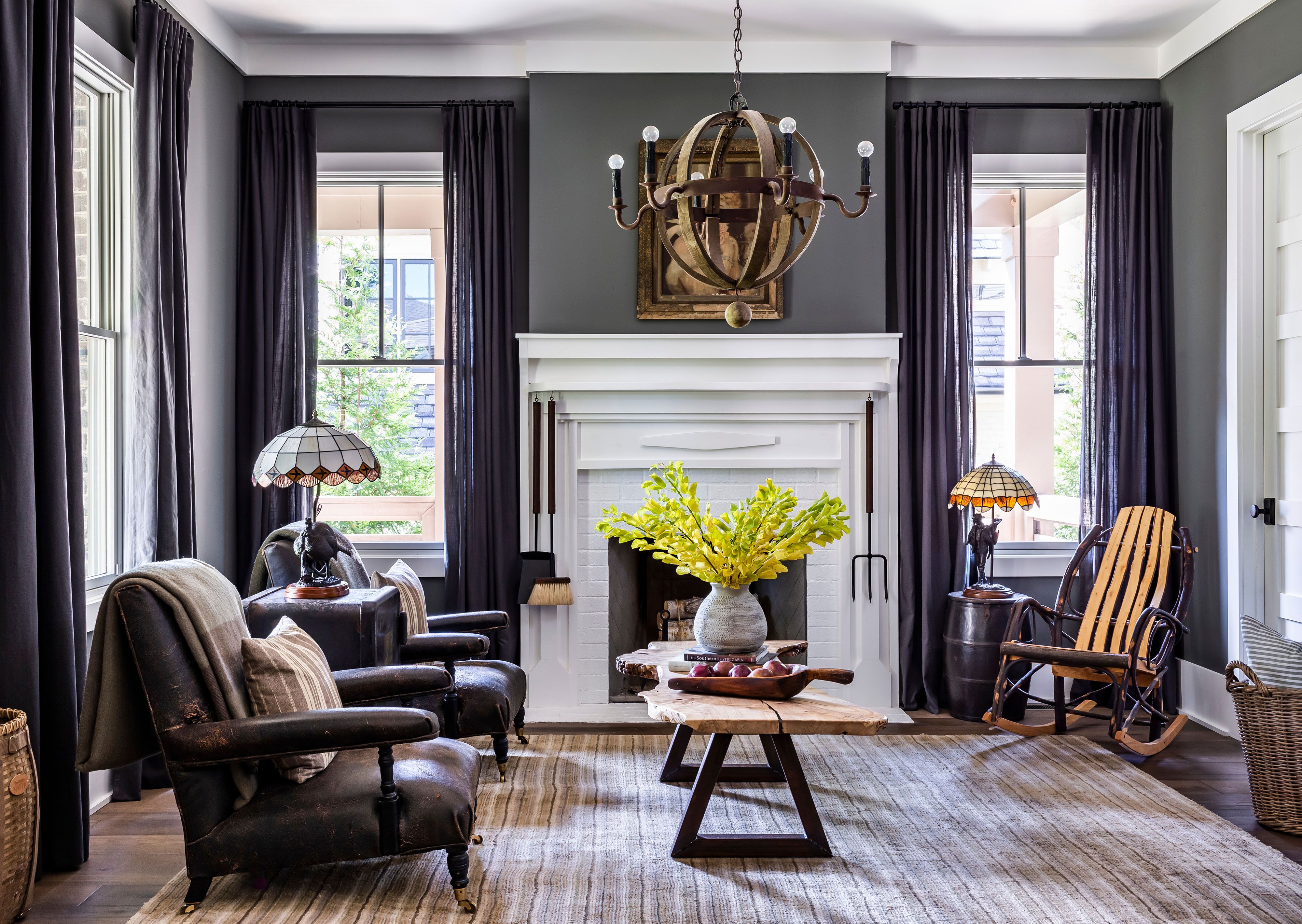 ideias-de-decoracao-de-sala-marrom