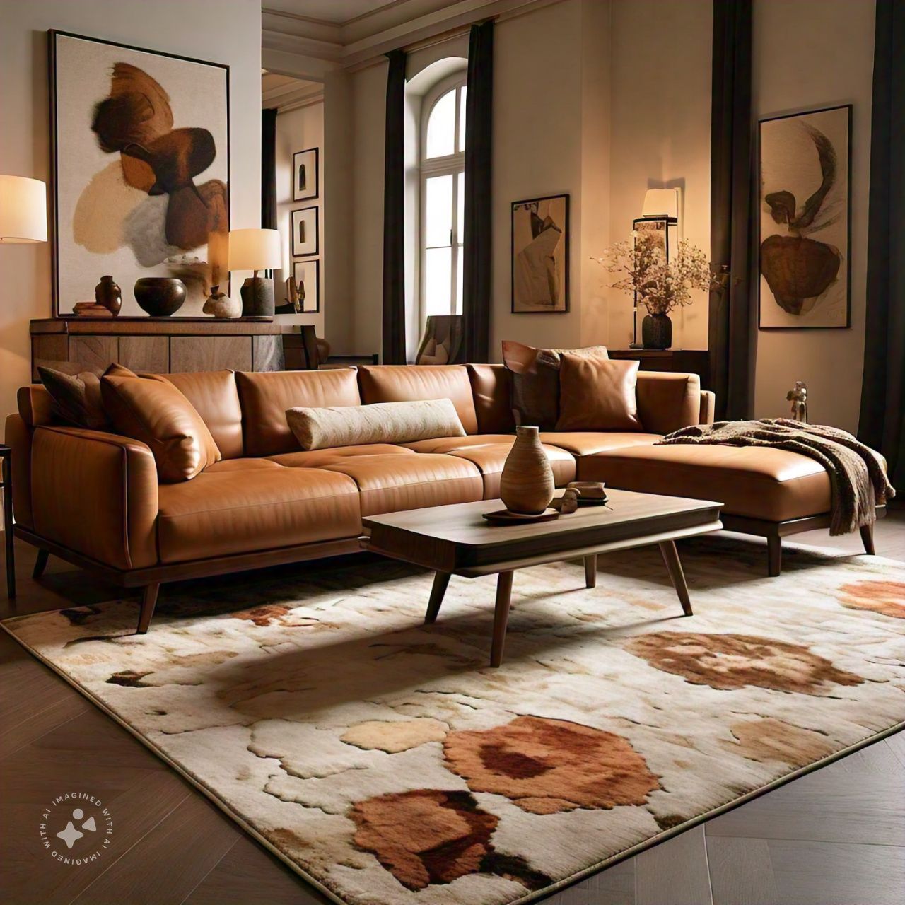 ideias-de-decoracao-de-sala-com-sofa-marrom