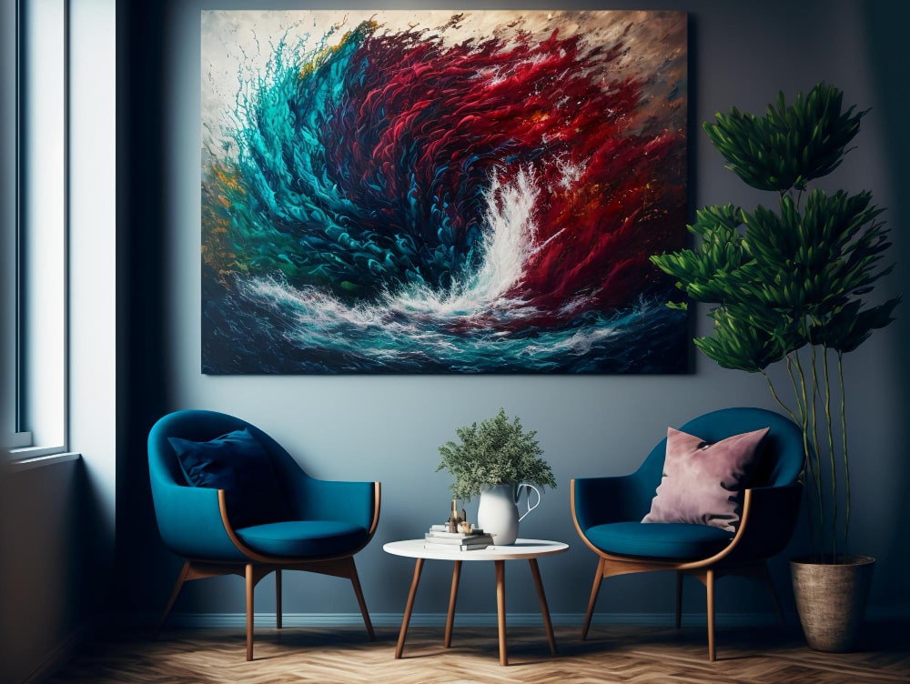 ideias-de-sala-decorada-com-quadros