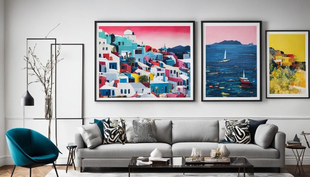 ideias-de-sala-decorada-com-quadros