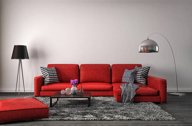 ideias-de-decoracao-de-sala-com-sofa-vermelho