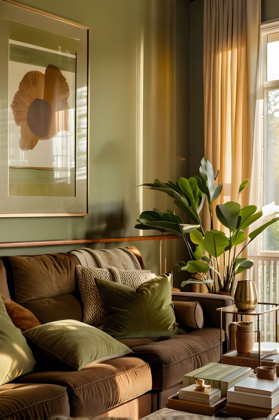 ideias-de-decoracao-de-sala-marrom