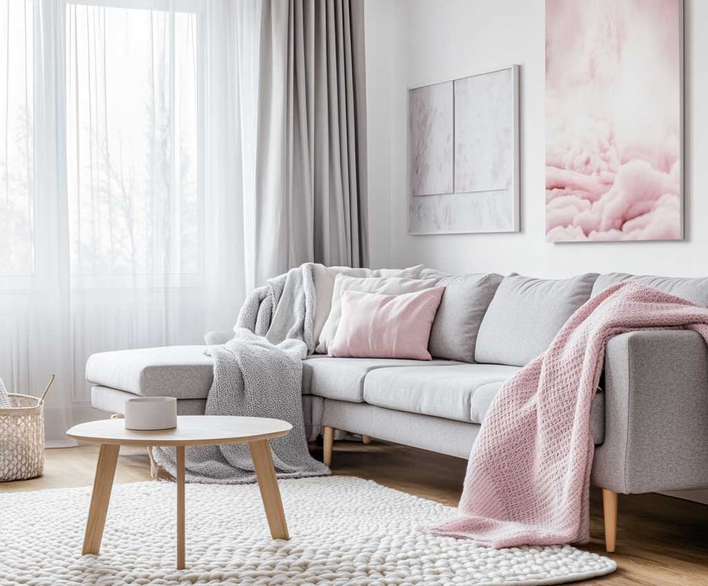 ideias-de-decoracao-de-sala-rosa-e-cinza