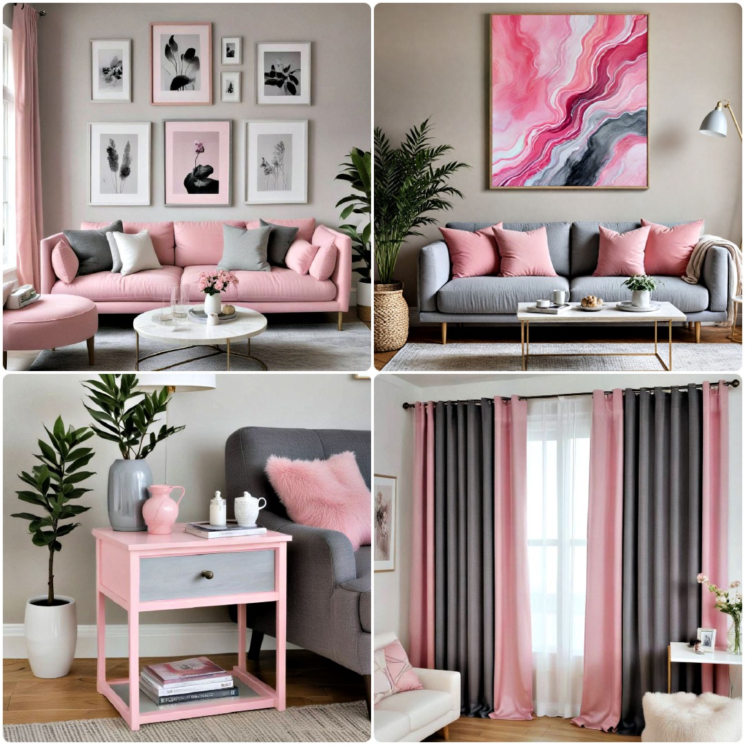 ideias-de-decoracao-de-sala-rosa-e-cinza