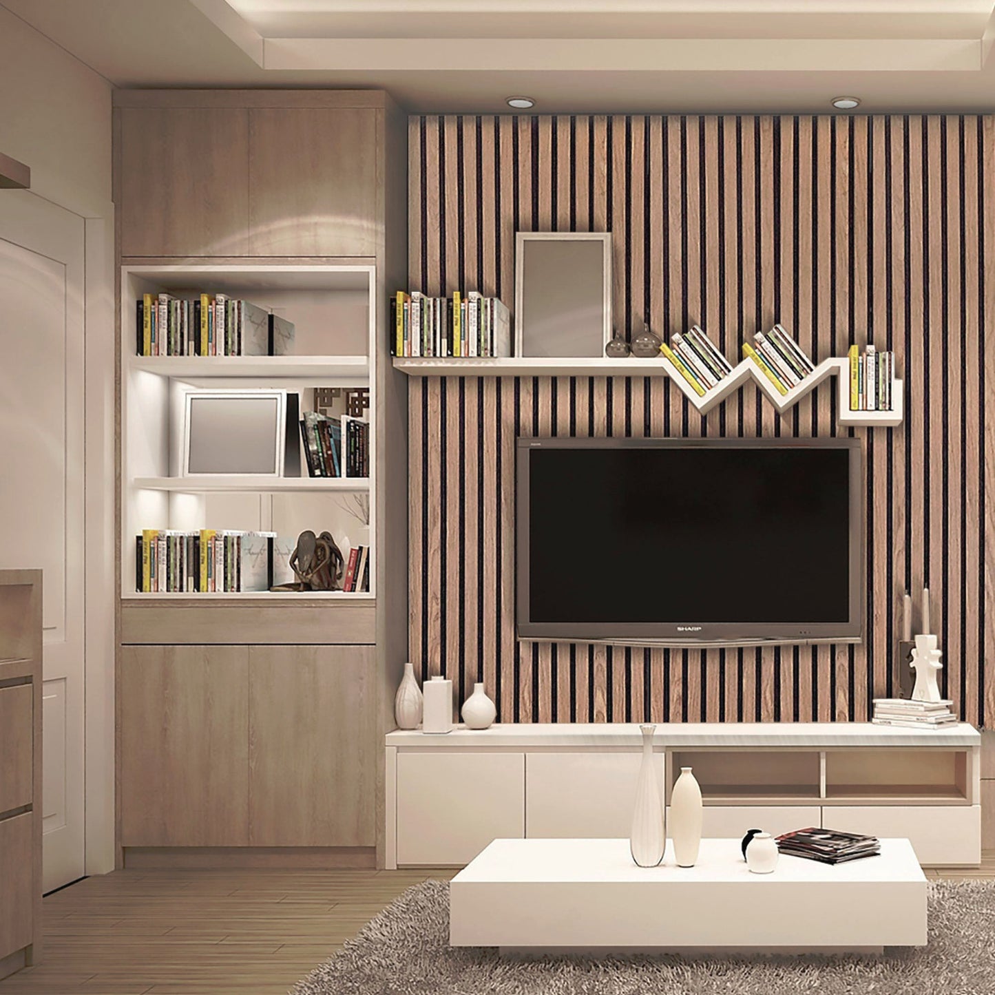 ideias-de-sala-decorada-com-painel-ripado