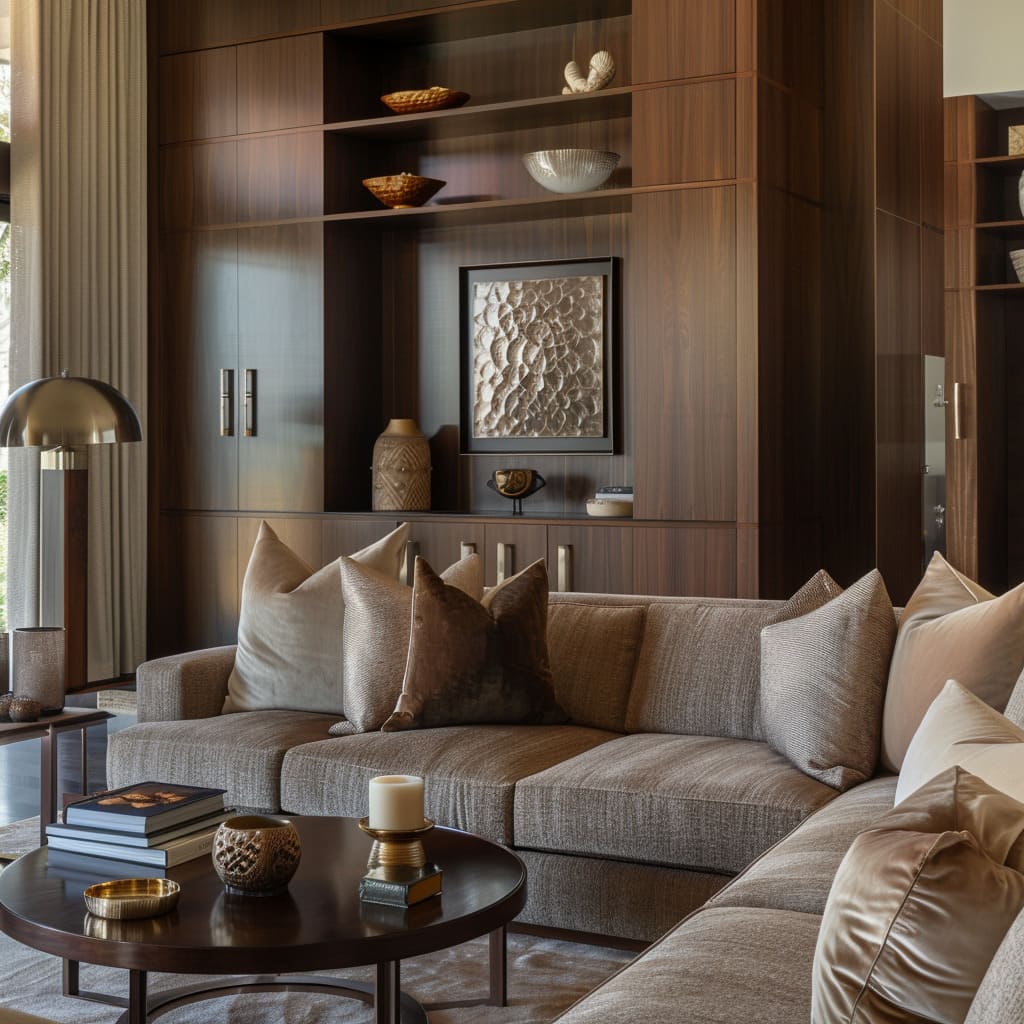 ideias-de-sala-decorada-com-sofa-marrom