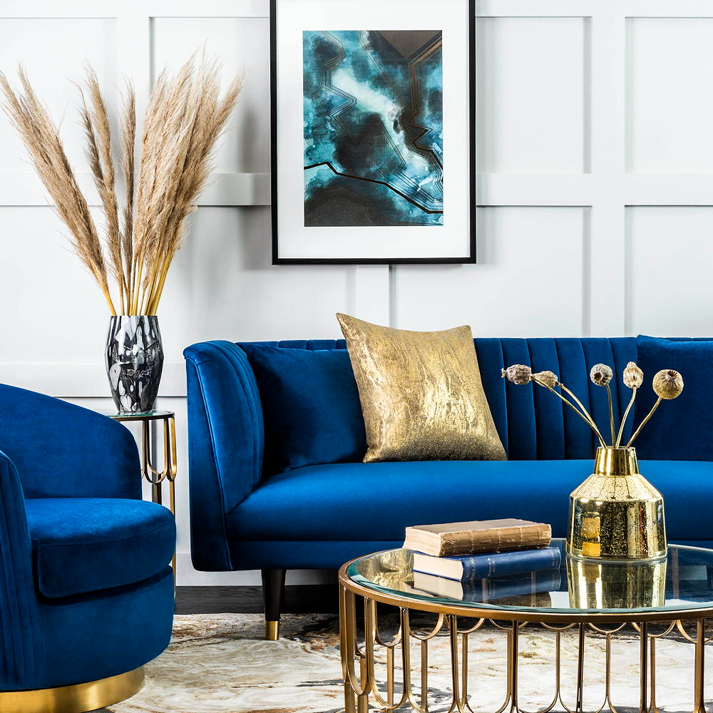 ideias-de-decoracao-de-sala-com-sofa-azul
