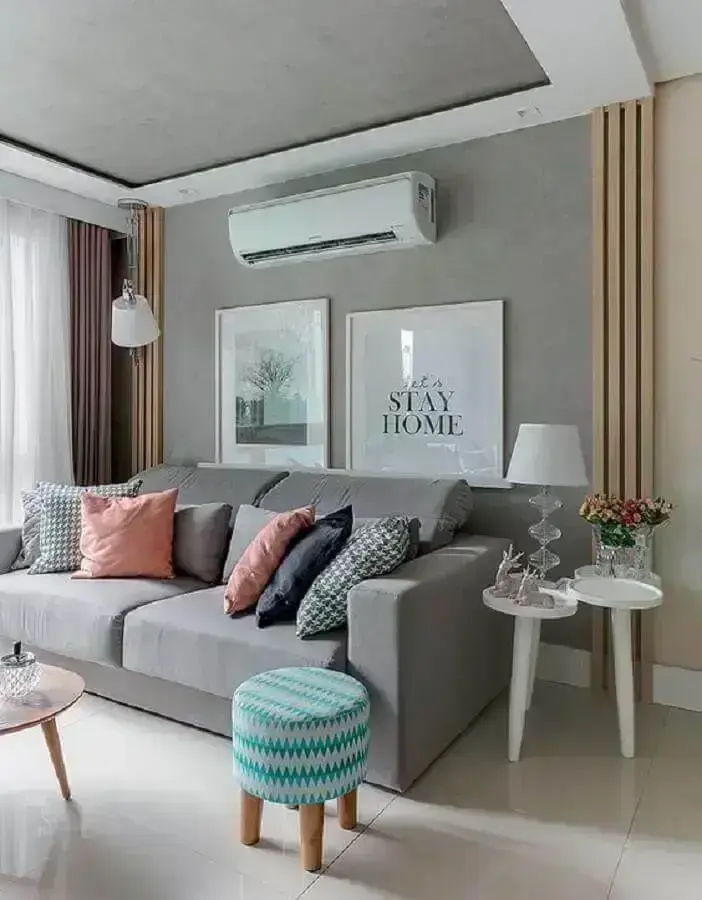 ideias-de-sala-decorada-cinza