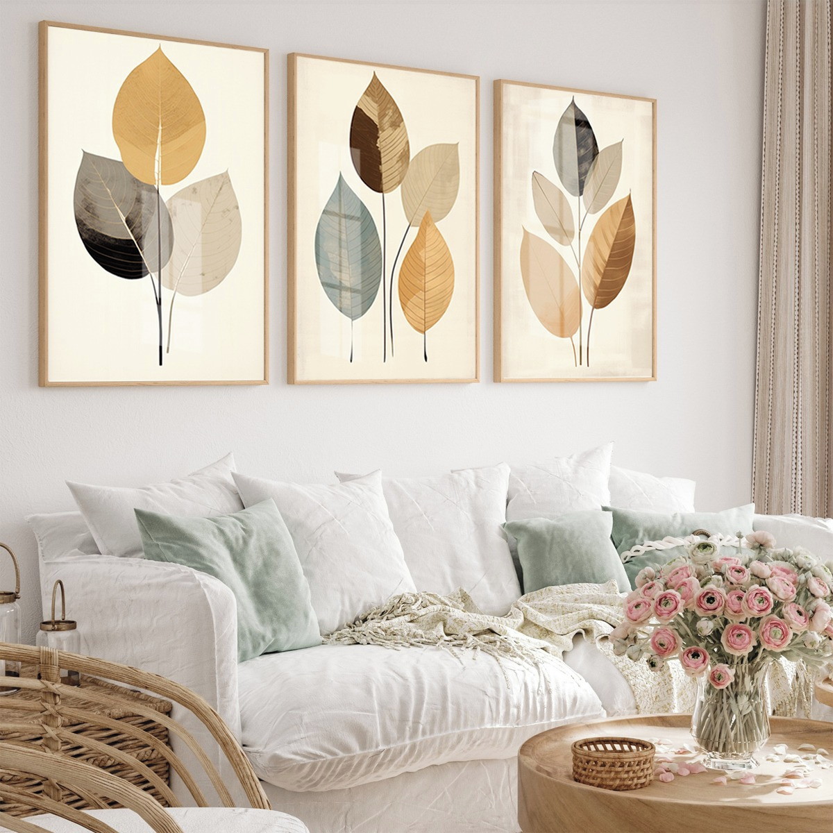 ideias-de-sala-decorada-com-quadros