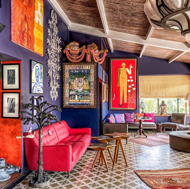 ideias-de-decoracao-de-sala-com-sofa-vermelho