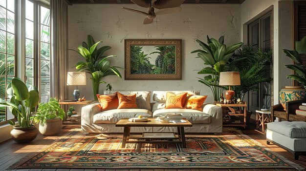 ideias-de-decoracao-de-sala-com-plantas