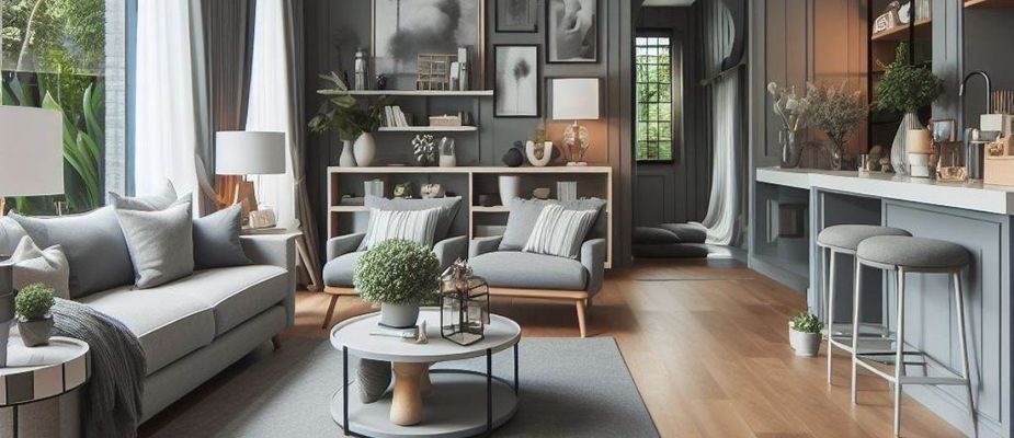 ideias-de-decoracao-de-sala-cinza