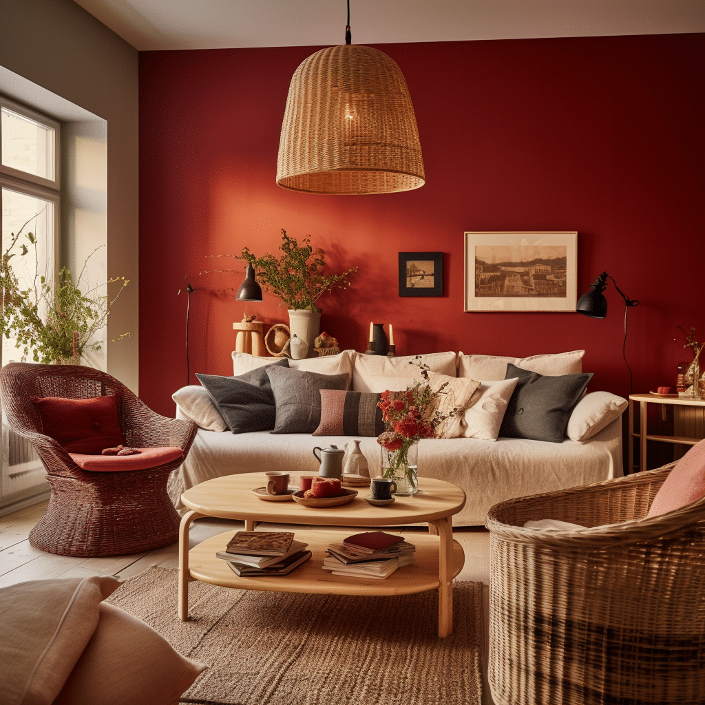 ideias-de-decoracao-de-sala-com-sofa-vermelho