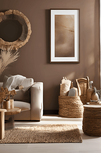 ideias-de-decoracao-de-sala-marrom