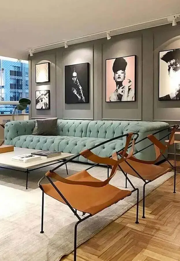 ideias-de-sala-decorada-com-quadros