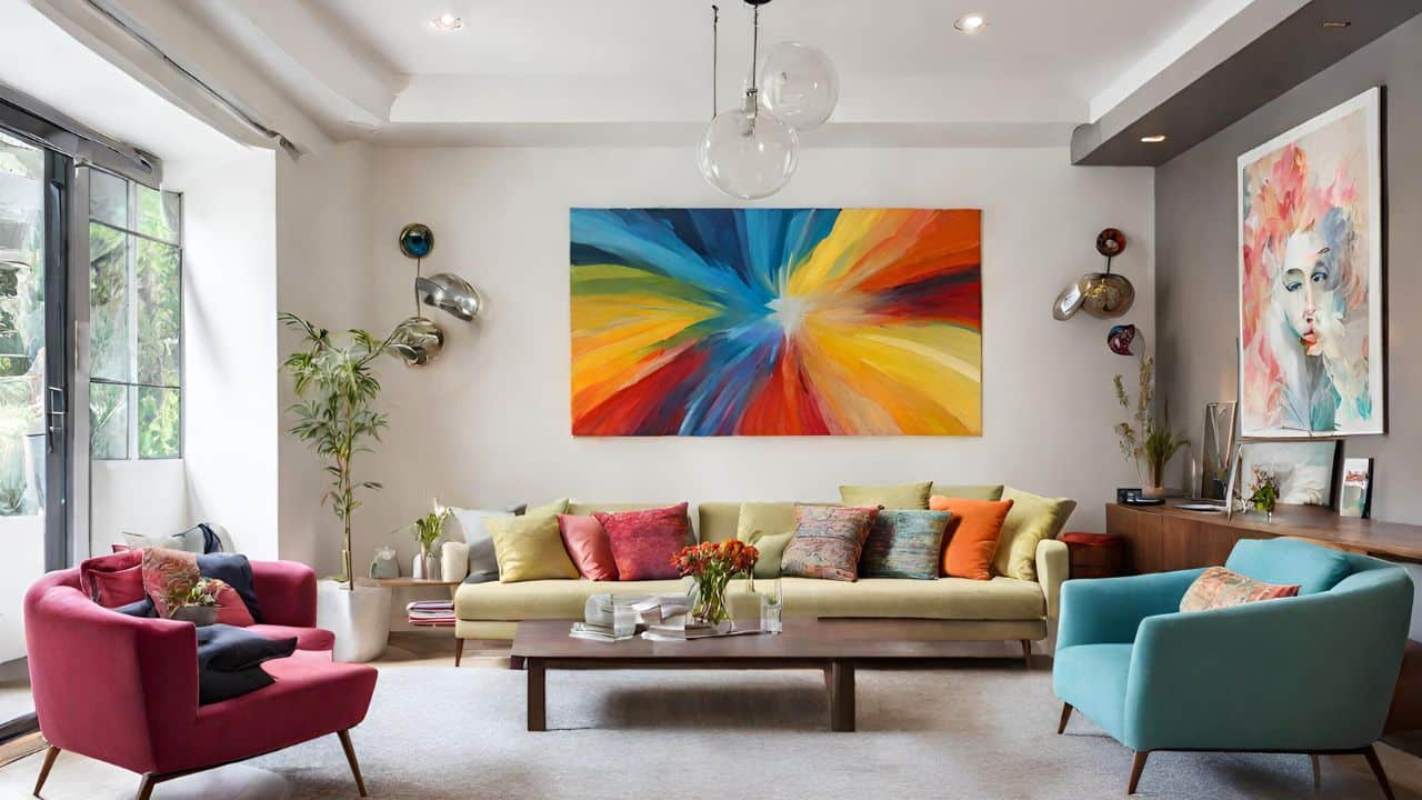 ideias-de-sala-decorada-com-quadros