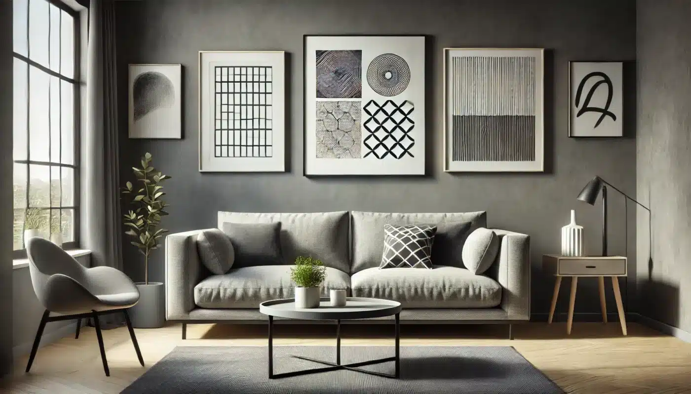 ideias-de-sala-decorada-com-quadros