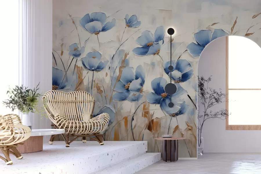 ideias-de-decoracao-de-sala-com-papel-de-parede