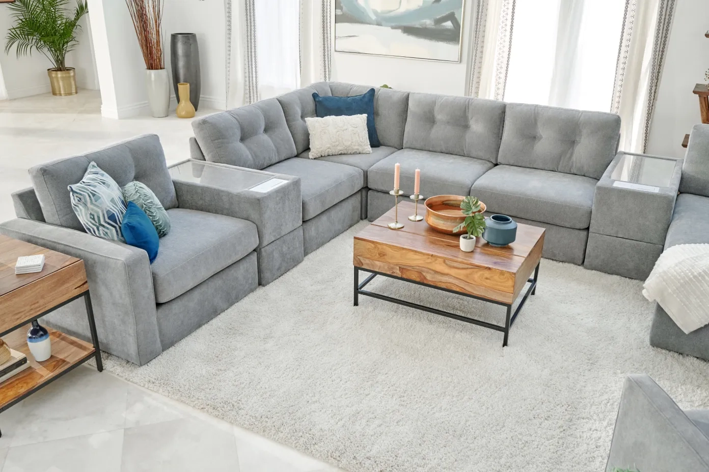 ideias-de-sala-decorada-cinza