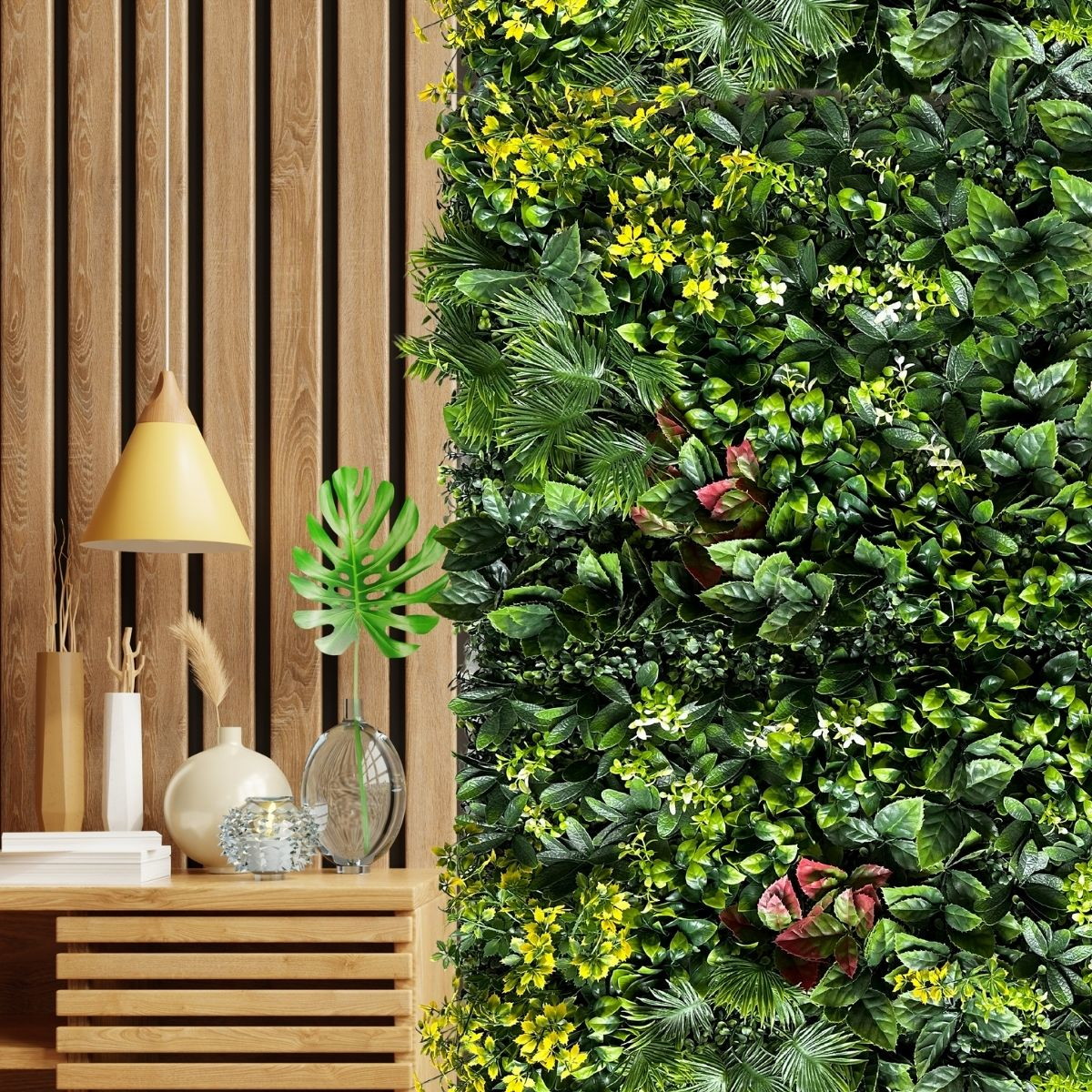 ideias-de-sala-decorada-com-plantas-artificiais