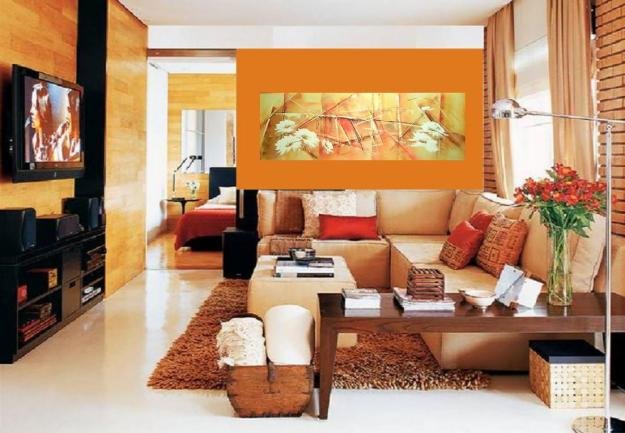 ideias-de-sala-decorada-com-quadros