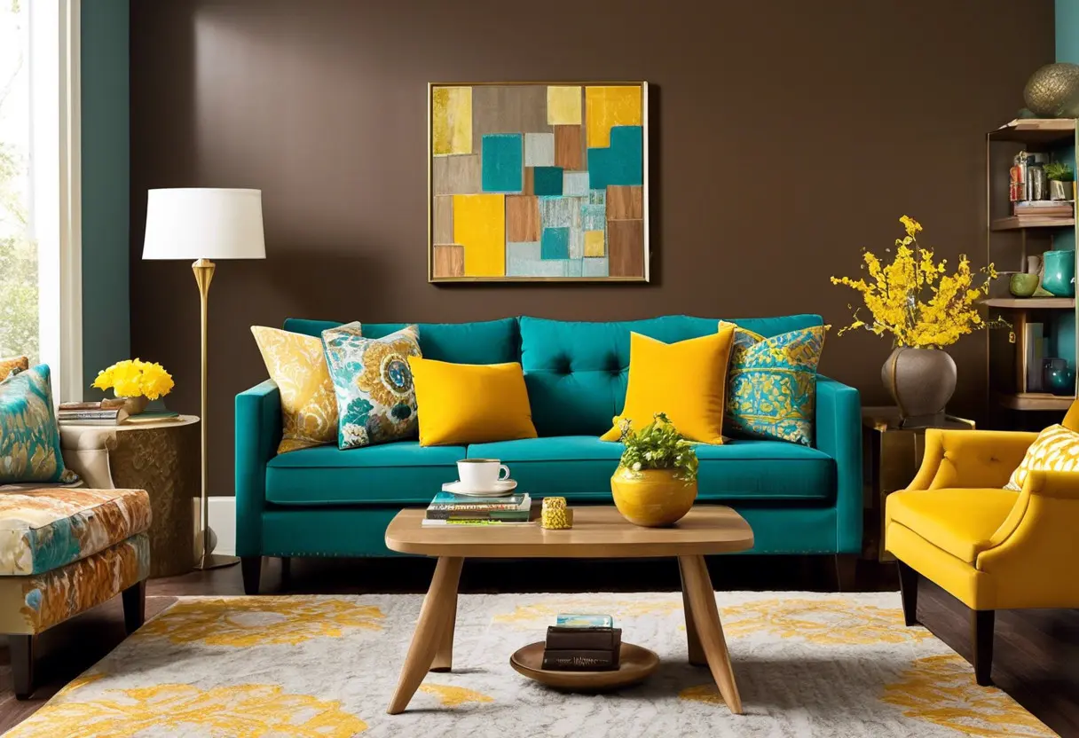 ideias-de-decoracao-de-sala-com-sofa-marrom