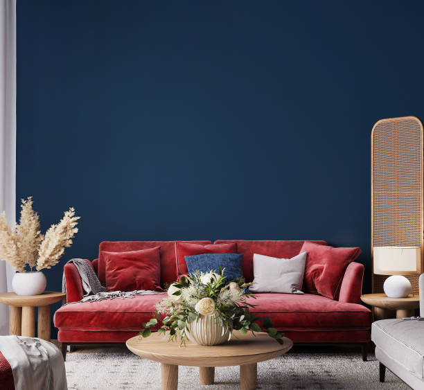 ideias-de-decoracao-de-sala-com-sofa-vermelho